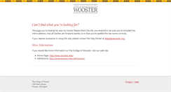 Desktop Screenshot of gowooster.org