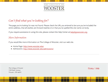 Tablet Screenshot of gowooster.org